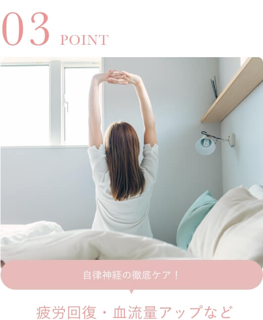 疲労回復・偏頭痛解消など